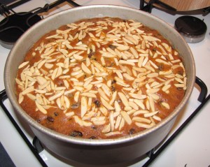 Fruit cake destined for the field