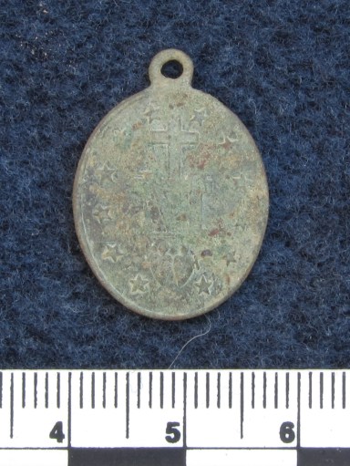 Miraculous medal, back