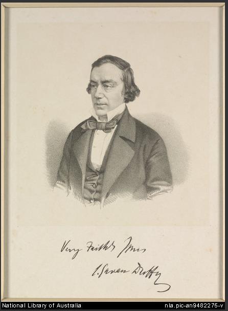 Charles Gavan Duffy, 1850. From the image collection of the National Library of Australia