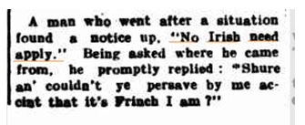 And what about the French?