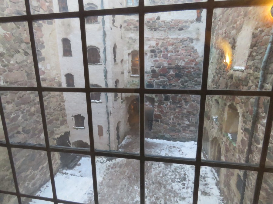 Looking into the courtyard, Turku Castle