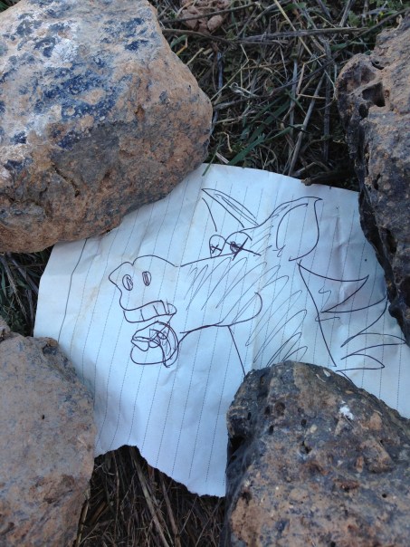 Horse head on Baker's Flat - not a foundation deposit