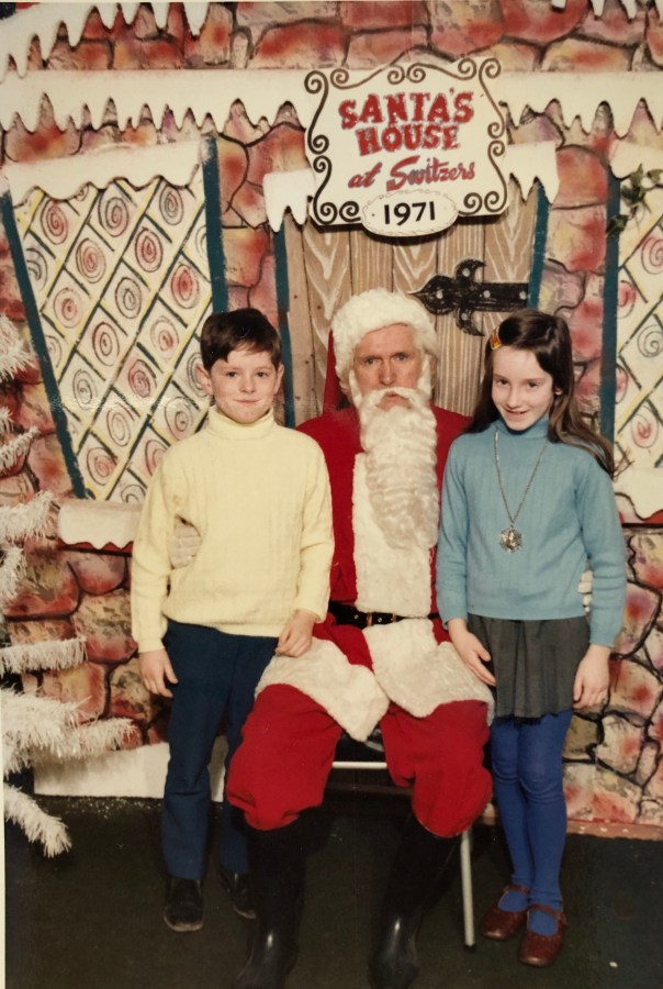 A visit to Santa Claus at Switzers in Grafton Street, Dublin, 1971