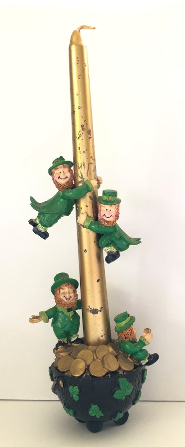 Leprechaun candle
